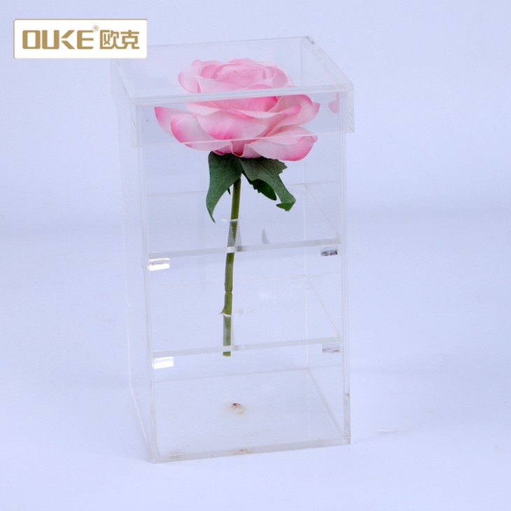 深圳亚克力制品加工厂定制高端有机玻璃花盒