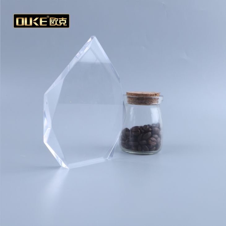 透明有机玻璃定制异型奖杯
